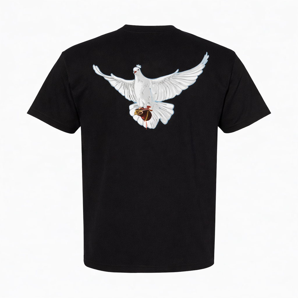 FAKE PEACE TEE – Front Blood Print